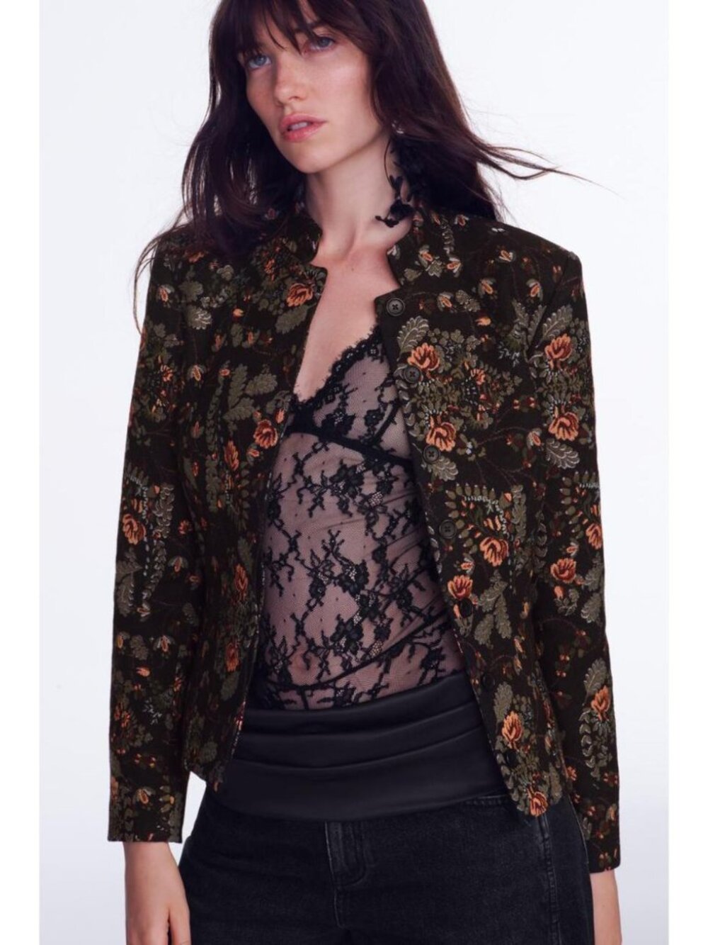 ZARA ZW COLLECTION PEPLUM JACKET 6895/258/800